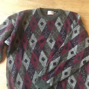 Pronto-Uomo Argyle Sweater